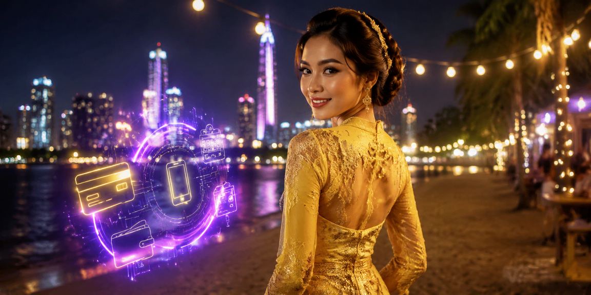Pengguna wanita Seremban membuat deposit taruhan sukan bergaya kebaya